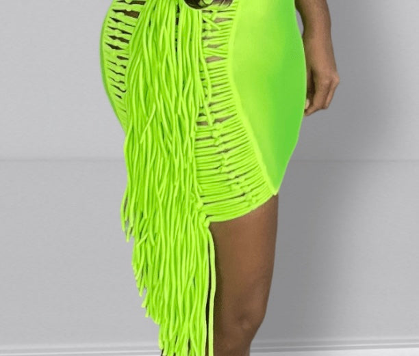 “Yara” Fringe Dress